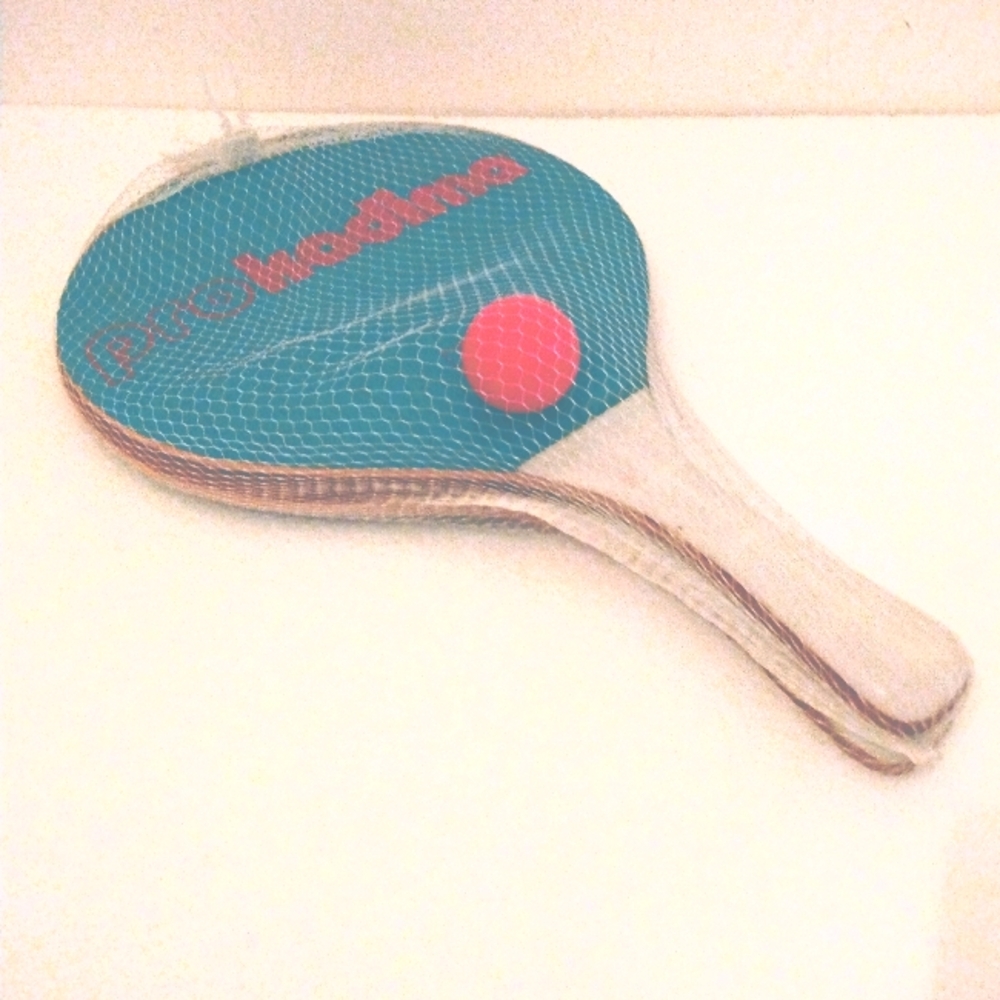 Prokadima Beach Paddle Ball Set NOS